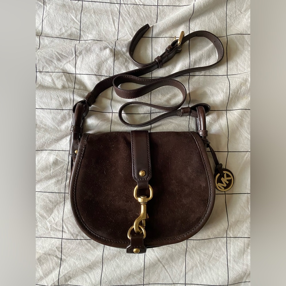 Michael Kors suede bag